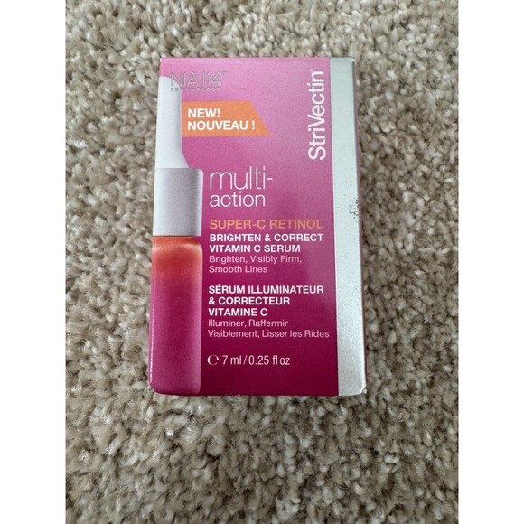 StriVectin Super-C Retinol Brighten & Correct Vitamin C Serum 0.25oz ~ NIB - Picture 1 of 4